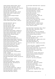 Koniugacje czasowników norweskich z tłumaczeniami na język polski