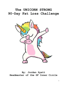 90-Day Fat Loss Challenge Manual