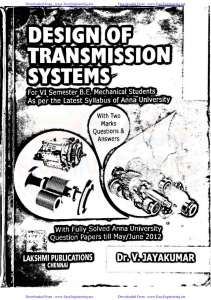 Design of Transmission Systems Textbook