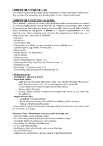 Computer Applications: CAD & VR - O Level Notes