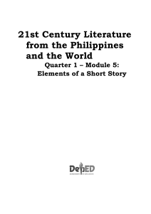 Elements of a Short Story: 'Sinigang' Analysis