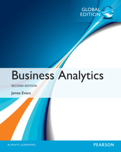 Business Analytics Textbook: Methods, Models, Decisions