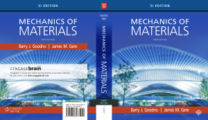 Mechanics of Materials Textbook, 9th Edition