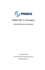 PMDG MD-11 Simulation Quick Reference Handbook