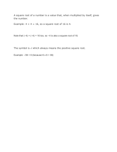 Understanding Square Roots: Definition and Examples