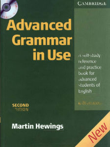 Advanced English Grammar in Use: Textbook for Advanced Learners