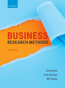 Business Research Methods Textbook
