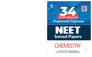 NEET Chemistry Solved Papers (1988-2021)