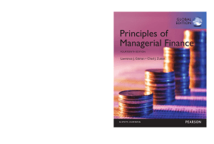 Principles of Managerial Finance Textbook
