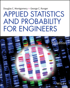 Applied Statistics & Probability for Engineers