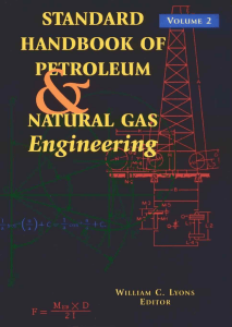 Petroleum & Natural Gas Engineering Handbook