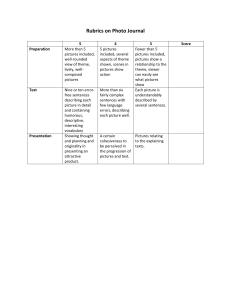 Photo Journal Rubric: Assessment Criteria