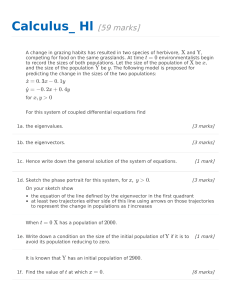 Calculus Exam: Differential Equations & Phase Portraits