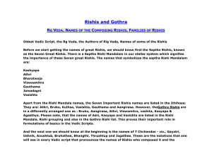 Rishis and Gothra: Exploring Vedic Composers and Lineages