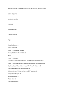 Ferrari Valuation Case Study: Financial Analysis & IPO