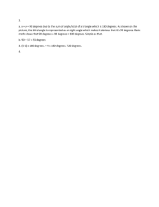 Geometry Worksheet: Triangle & Polygon Angles