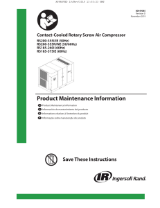 Air Compressor Maintenance Guide: RS200-355 & RS185 Series