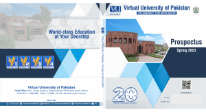 Virtual University of Pakistan Prospectus Spring 2023