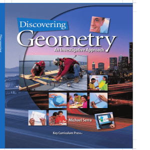 Discovering Geometry Textbook: An Investigative Approach