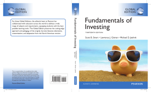 Fundamentals of Investing Textbook, 13th Edition