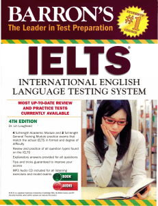 IELTS Practice Tests: Barron's 4th Edition