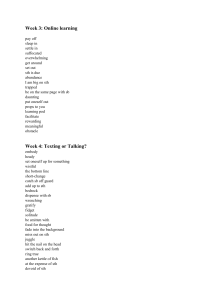 Vocabulary List: Online Learning, Communication, Small Talk