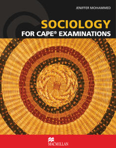 Sociology for CAPE® Examinations Textbook