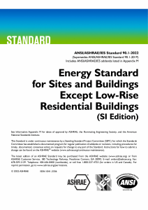 ANSI/ASHRAE/IES 90.1-2022 Energy Standard
