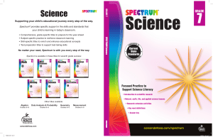 Spectrum Science Grade 7 Workbook