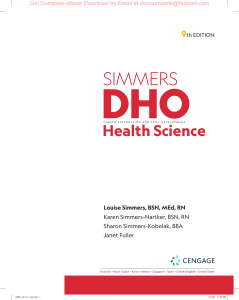 Health Science Career Exploration Textbook, 9th Edition