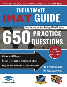 IMAT Practice Questions: The Ultimate Guide