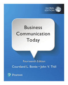 Business Communication Today Textbook