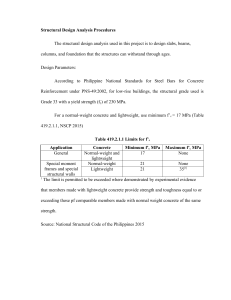 Structural Design Analysis Procedures