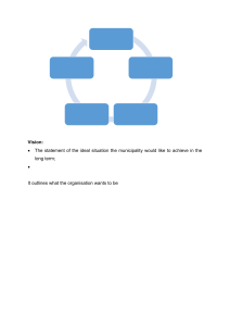 Municipality Vision Statement