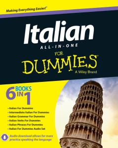 Italian All-in-One For Dummies: Language Textbook