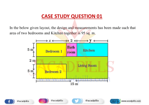 Math Case Study Questions: Linear Equations, Geometry, Data