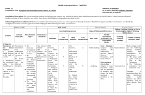 Grade 11 Social Sciences Lesson Plan