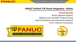 FANUC Profinet TIA Portal Integration with Molex