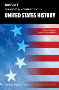 AP US History Textbook: 1491-1800