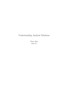 Real Analysis Solutions Manual
