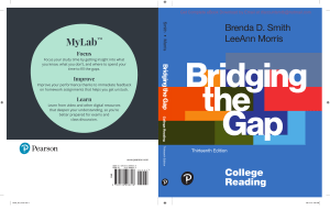Bridging the Gap: College Reading, 13th Edition