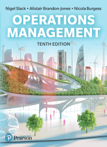 Operations Management Textbook: 10th Edition