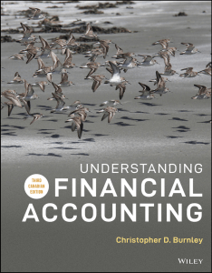 Understanding Financial Accounting - 3rd Canadian Edition