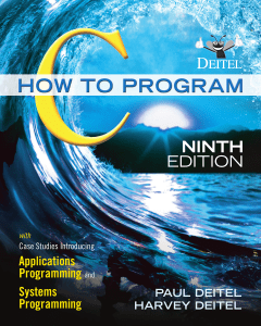 C How to Program, Ninth Edition