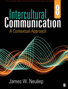 Intercultural Communication: A Contextual Approach, 8th Edition
