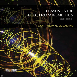 Elements of Electromagnetics Textbook