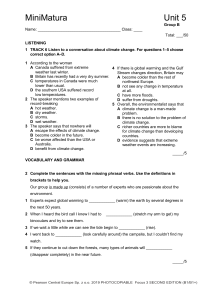 MiniMatura Unit 5 Group B Test