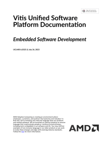 Vitis Embedded Software Development Documentation