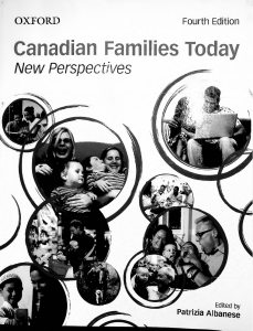 Canadian Families Today: New Perspectives, 4th Edition