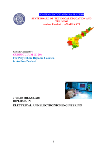 Electrical & Electronics Engineering Diploma Curriculum